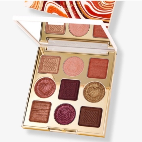 Tarte Sweet Cravings Champagne And Burgundy Eyeshadow Palette 9 Quality Shades - Picture 10 of 16